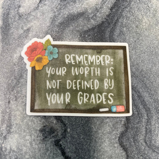 Vinyl Sticker - Teacher - Your Worth