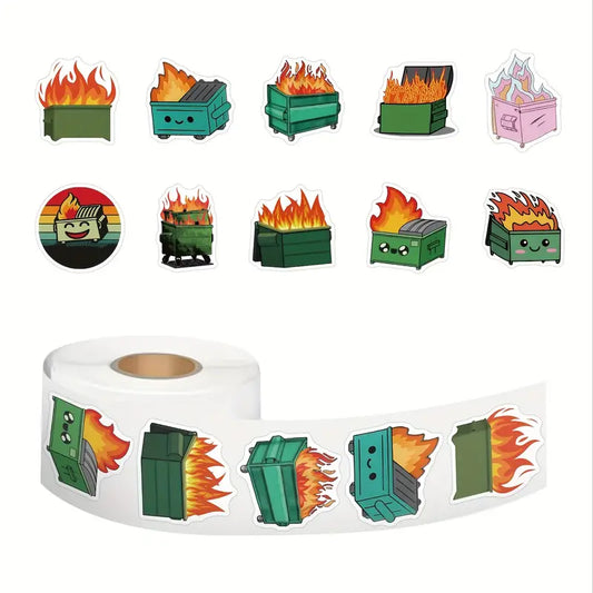 Sticker Roll - Dumpster Fire